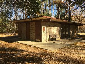 Photo of the existing historic Rocky Springs Mission 66 visitor contact station that is scheduled to be replaced.