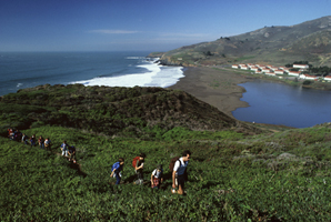 An education walk through the Marin Headlands led by an Headlands Institute instructor.