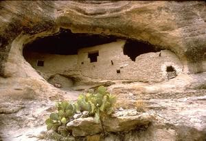 Photo of cliff dwelling