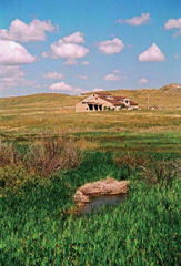 view of Visitor Center at Agate Fossil Beds