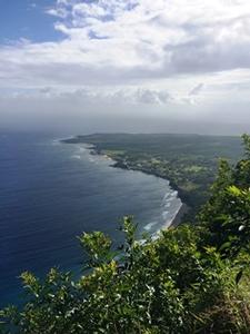 Photo of Kalaupapa Peninsula from the Kalaupapa Overlook.