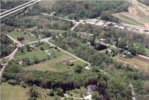 Aerial view of Boston, OH.