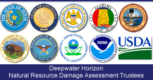 logos for Deepwater Horizon Natural Resource Damage Assessment Trustees