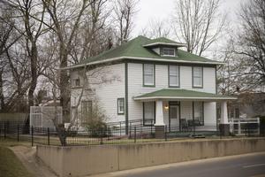 The Clinton Birthplace Home is a two-story, white frame house where the former president spent the first four years of his life in Hope, Arkansas.