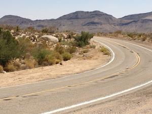 Dangerous curve at Granite Pass