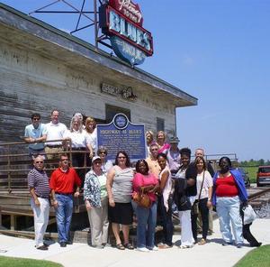 Many tour groups come to the Mississippi Delta to learn about the area's history and culture.