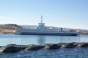 Photo of the Charles Hall Ferry.