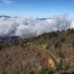 Photo of Waterrock Knob from the Parkway