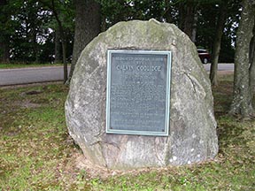 Coolidge Dedication Monument