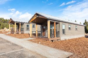 Image of an example 1-bedroom unit, as recently constructed in Yellowstone National Park.